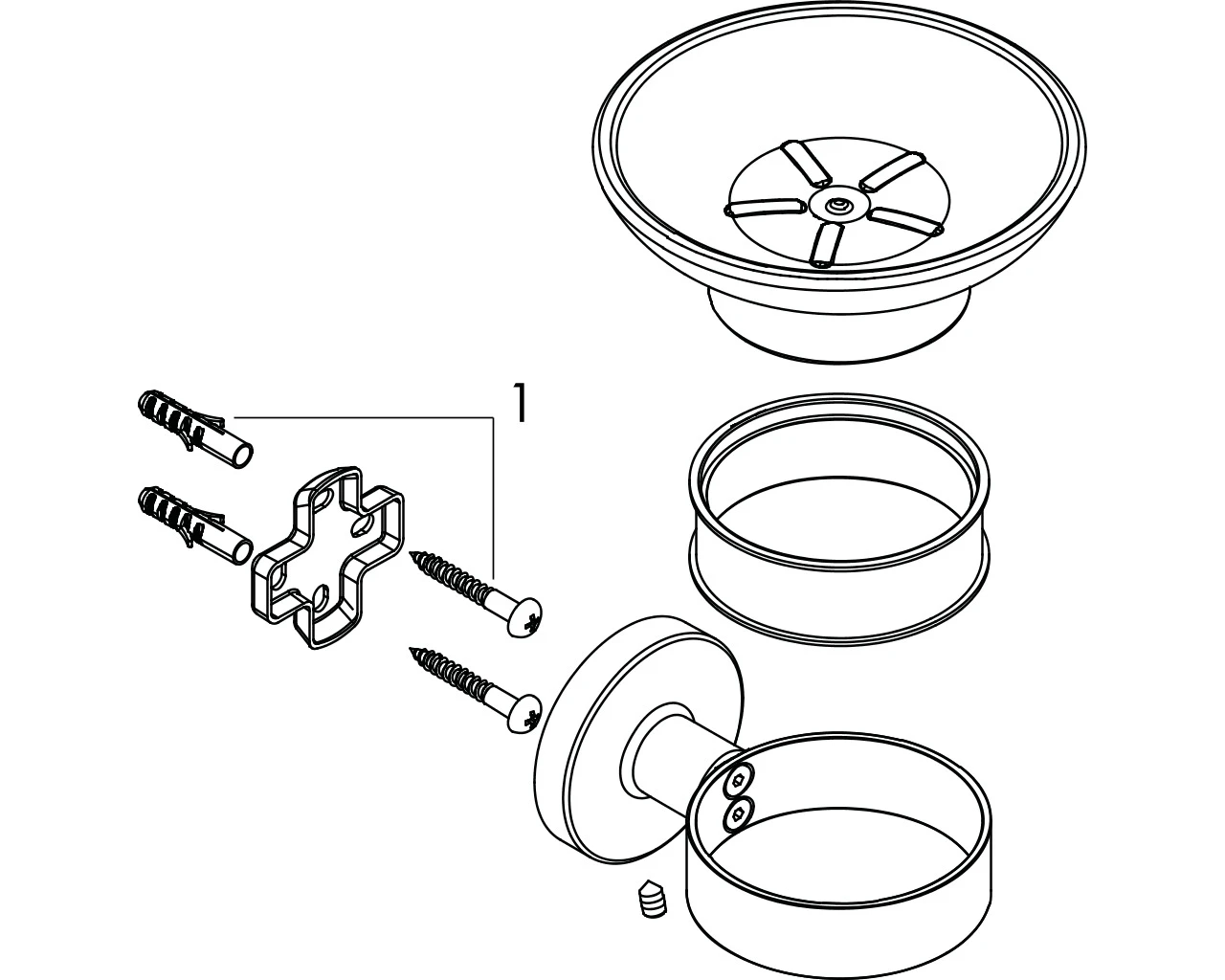 Seifenschale Logis Universal chrom