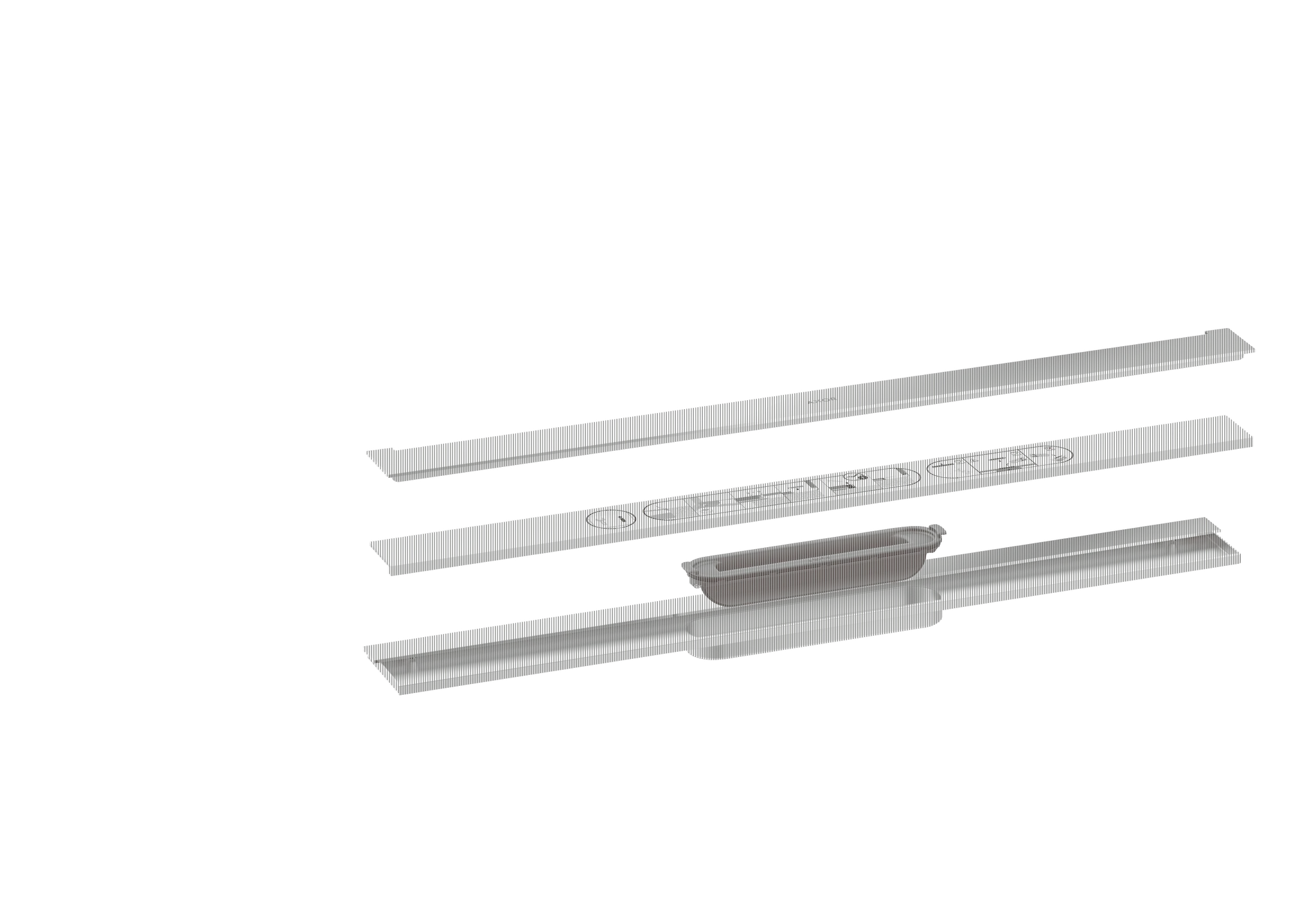 Hansgrohe AXOR Drain Fertigset Duschrinne 700 Chrom Hansgrohe AXOR Drain Fertigset Duschrinne 700 Chrom