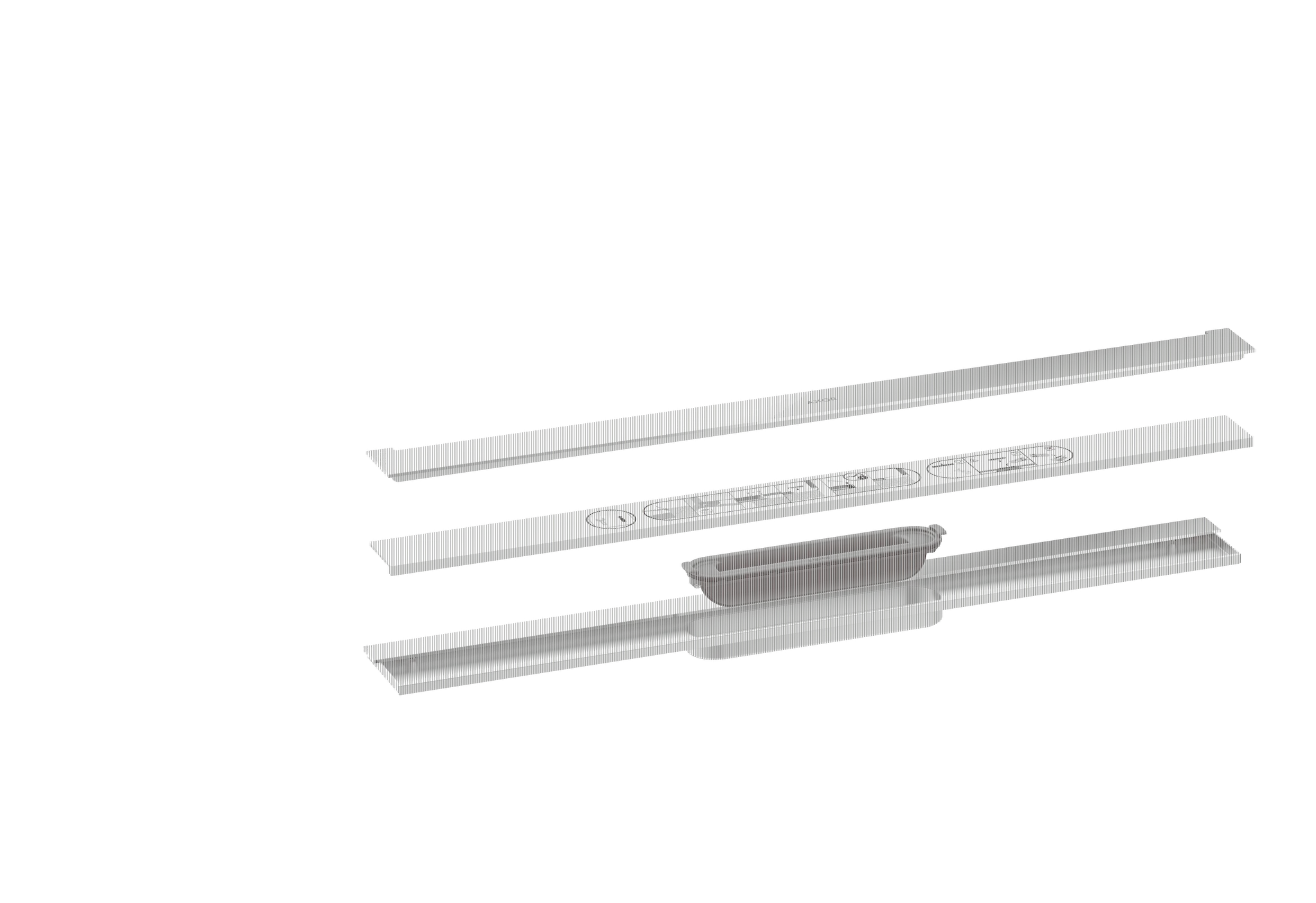 Hansgrohe AXOR Drain Fertigset Duschrinne 700 Chrom Hansgrohe AXOR Drain Fertigset Duschrinne 700 Chrom