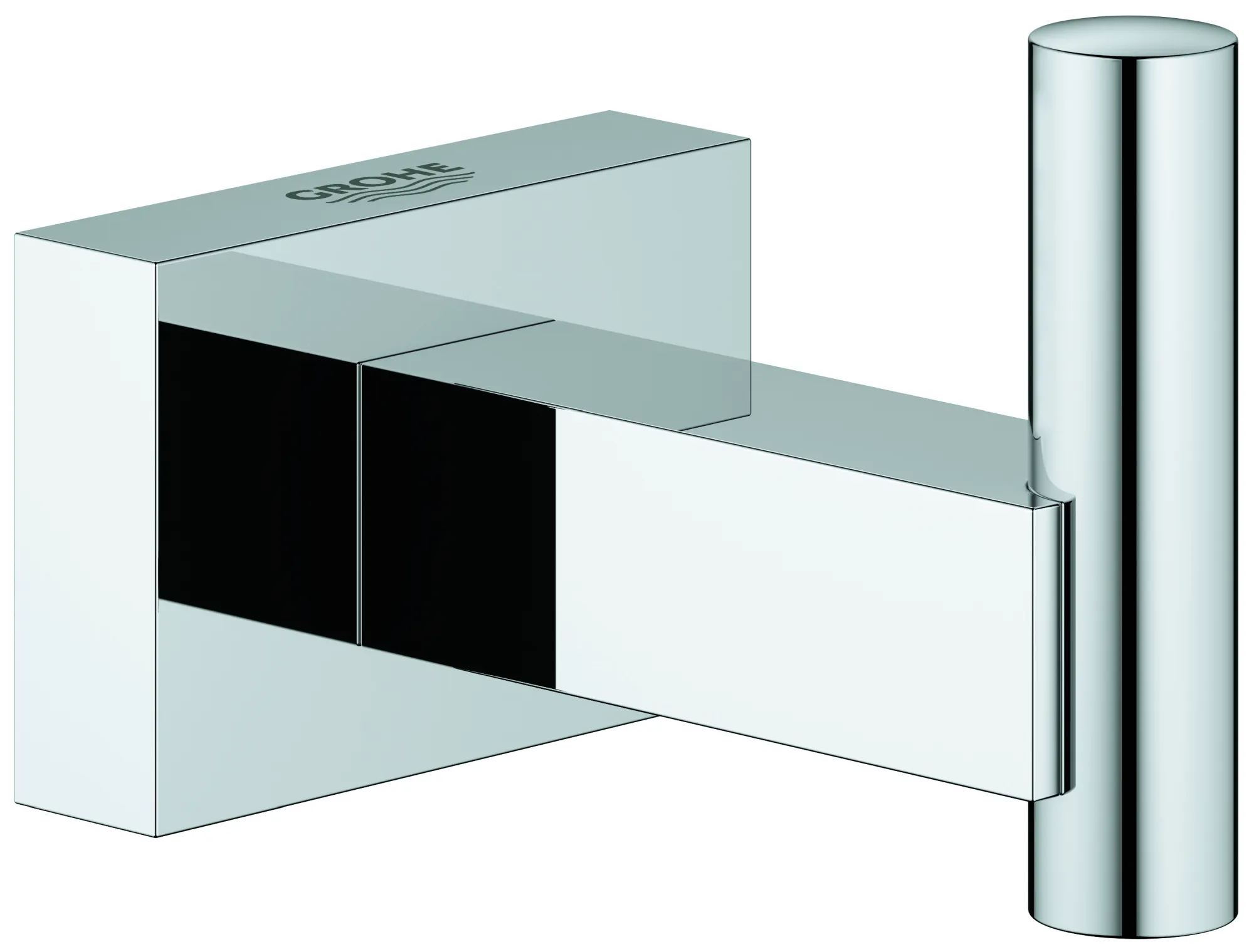 Grohe Essentials Cube Bademantelhaken, Metall chrom Grohe Essentials Cube Bademantelhaken, Metall chrom