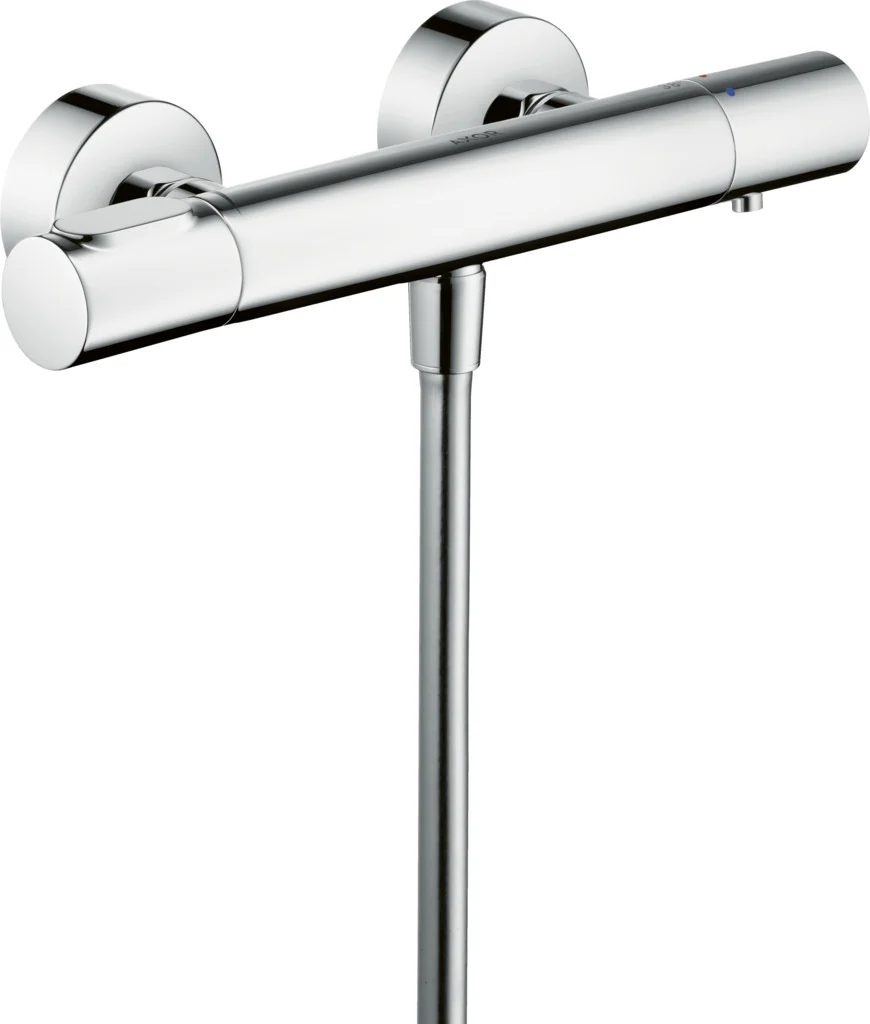 Hansgrohe AXOR Citterio M Thermostatmischer Aufputz, Chrom, 1 Verbraucher, max. Durchfluss 20 l/min bei 3 bar, min./max. Betriebsdruck 1/10 bar, Sicherheitssperre ab 40°C, einstellbare Temperaturbegrenzung, Rückflussverhinderer, Schalldämpfer, Stichmaß 1 Hansgrohe AXOR Citterio M Thermostatmischer Aufputz, Chrom, 1 Verbraucher, max. Durchfluss 20 l/min bei 3 bar, min./max. Betriebsdruck 1/10 bar, Sicherheitssperre ab 40°C, einstellbare Temperaturbegrenzung, Rückflussverhinderer, Schalldämpfer, Stichmaß 1