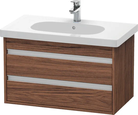 Duravit Waschtischunterschrank wandhängend „Ketho“ 80 × 48 × 45,5 cm Nussbaum Dunkel