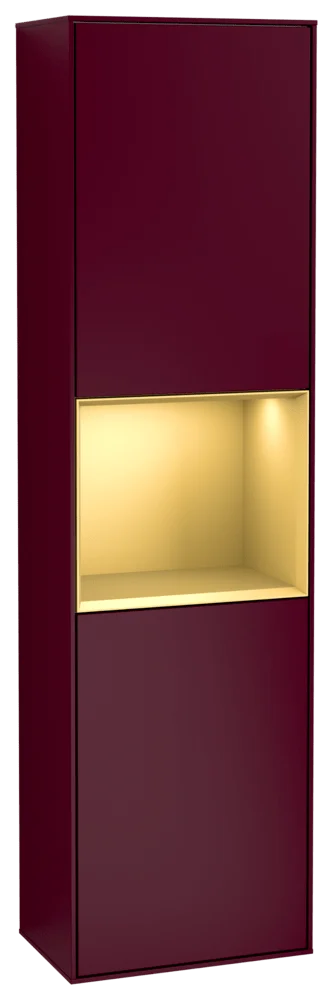 Villeroy & Boch Finion Hochschrank G47, 418x1516x270mm, mit Beleuchtung, 2 Türen
