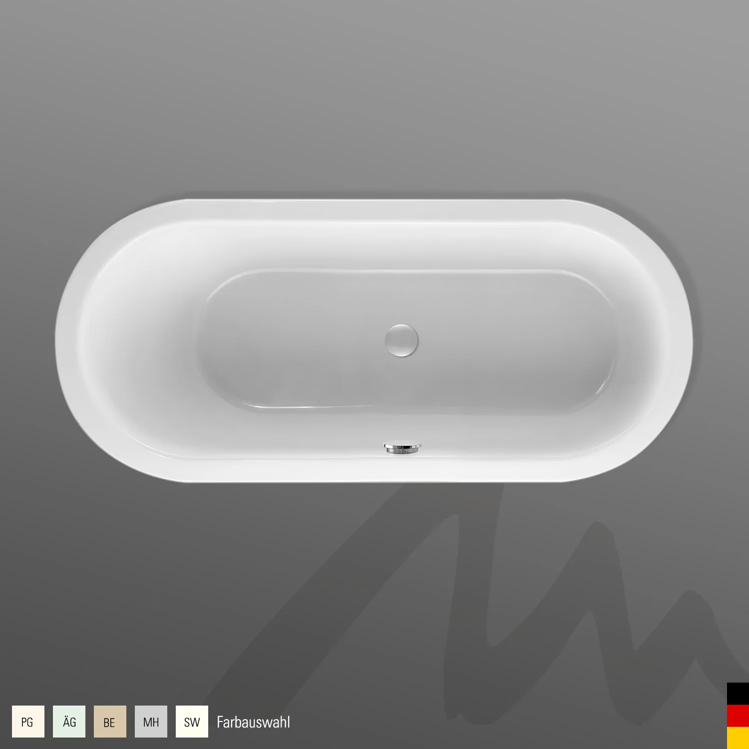 Mauersberger Acryl-Badewanne crispa 170⁄75 uno