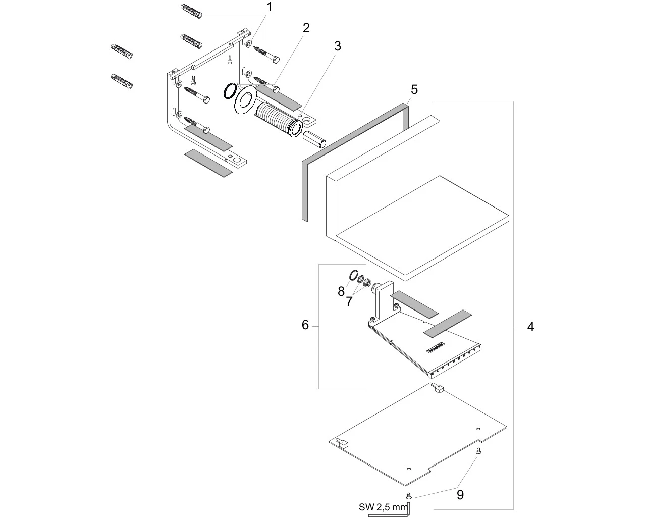Wanneneinlauf Axor Starck 240x120mm chrom Wanneneinlauf Axor Starck 240x120mm chrom