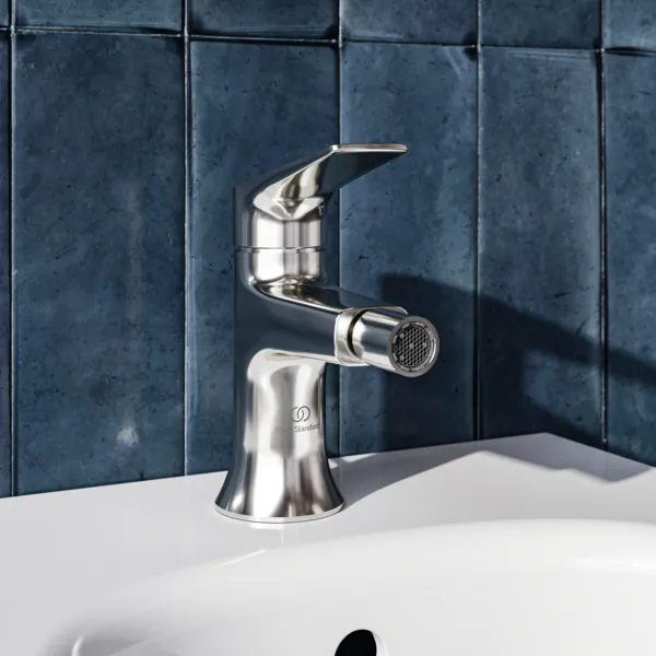 Bidetarmatur La Dolce Vita mit Ablaufgarnitur Brushed Gold