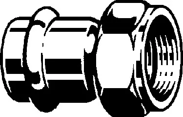 „Prestabo“ Verschraubung mit 1 Muffe auf Überwurfmutter 42 mm × 1 3/4″ „Prestabo“ Verschraubung mit 1 Muffe auf Überwurfmutter 42 mm × 1 3/4″