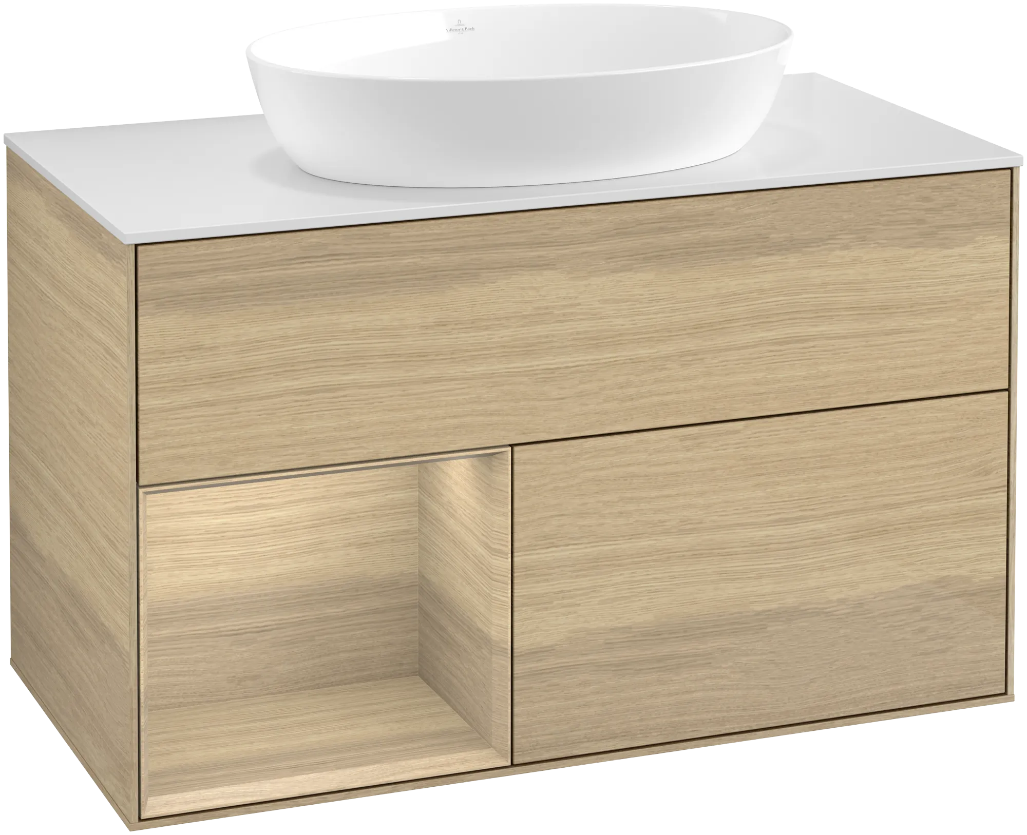 Villeroy & Boch Finion Waschbeckenunterschrank GA1 1000x603x501mm mit Beleuchtung