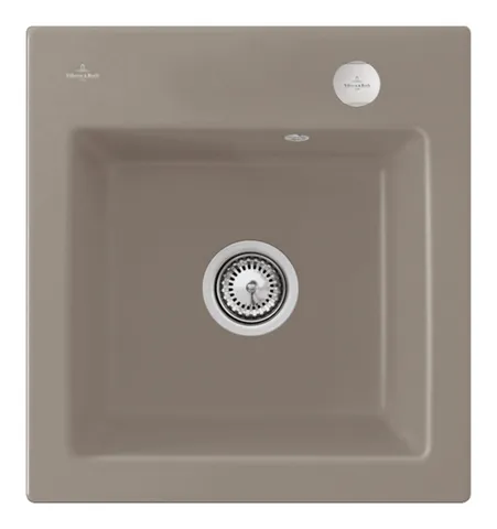 Villeroy & Boch Einbau-Küchenspülbecken „Subway“ 45 XS 475 × 510 × 225 mm, für Becken mittig in Timber