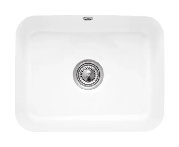 Villeroy & Boch Unterbau-Küchenspülbecken „Cisterna“ 60C 550 × 440 × 200 mm in Snow White