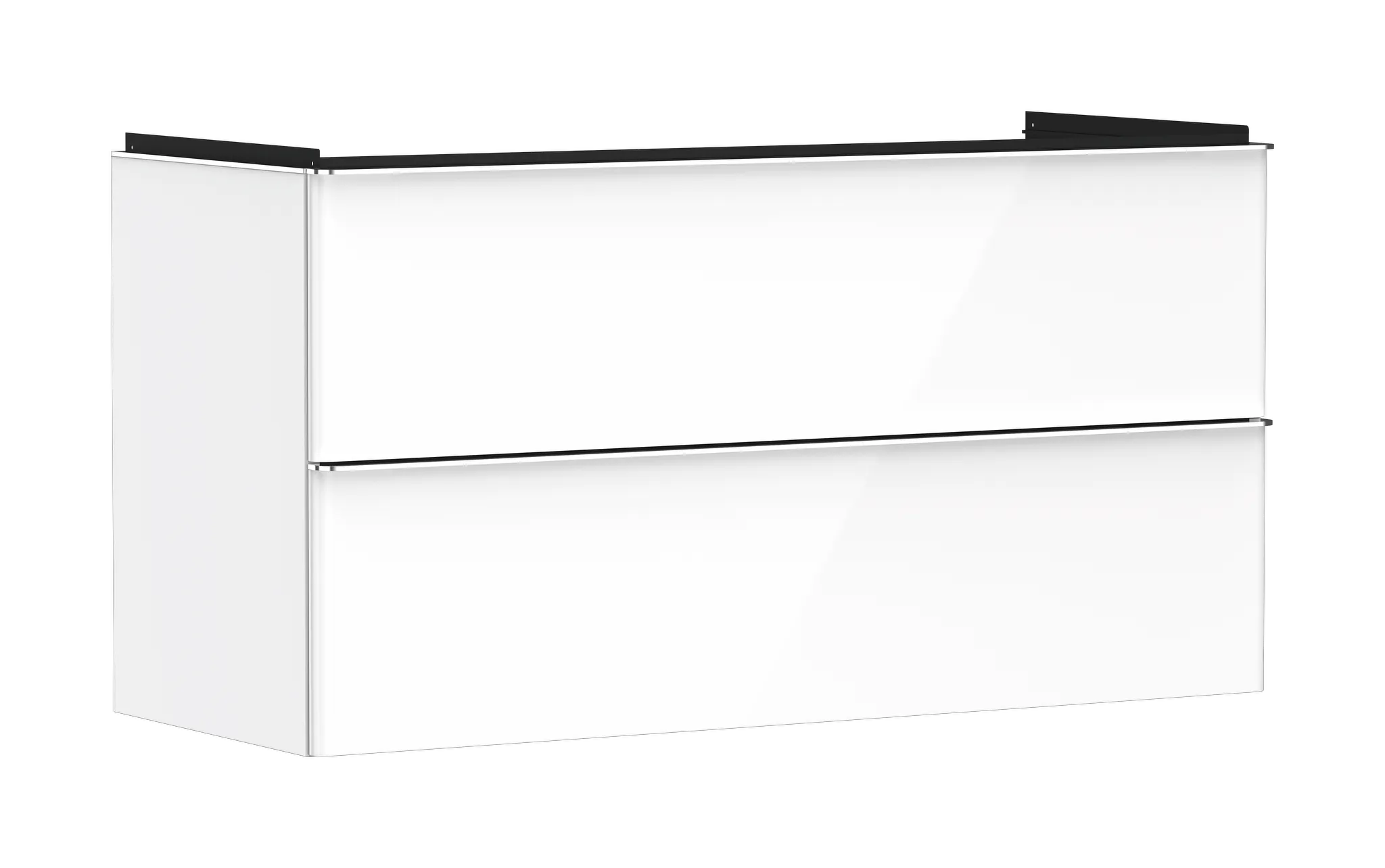 Hansgrohe Xelu Q Waschtischunterschrank Weiß Hochglanz 1180⁄475 mit 2 Schubkästen Hansgrohe Xelu Q Waschtischunterschrank Weiß Hochglanz 1180⁄475 mit 2 Schubkästen