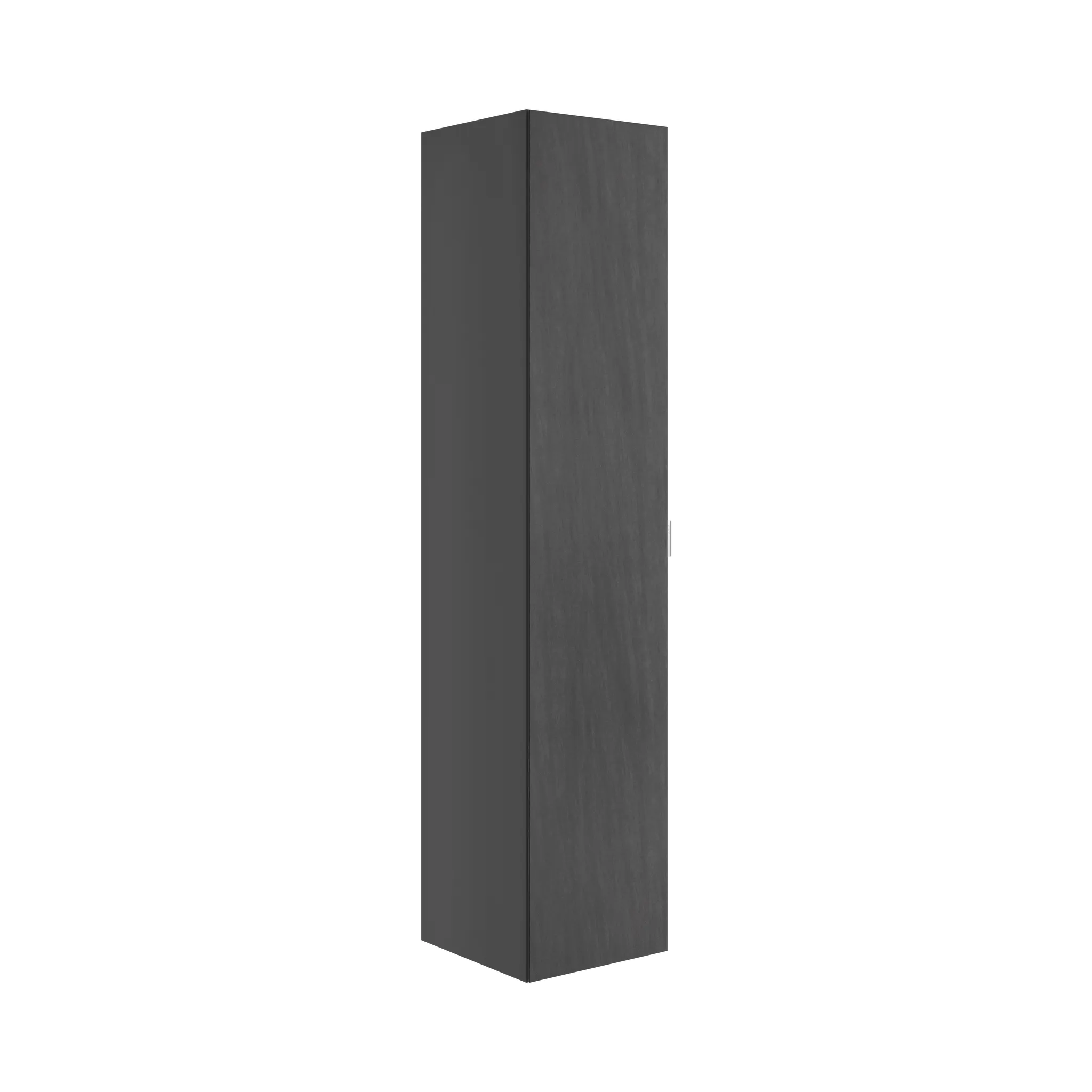 KEUCO Hochschrank „Edition 11 Art“ Basalt (Keramik), Smoke (Lack, seidenmatt), Anschlag links 400 × 1800 × 360 mm