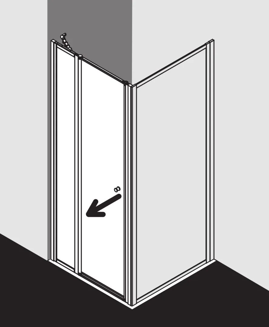 Kermi Duschdesign Schwingtür Schwingtür mit Festfeld für Nische und Ecke „NOVA 2000“ passend für Ecke / Nische Glas Kerolan Fontana, Profile Silber Mattglanz, BV: 715 – 750 mm WE: 715 – 750 mm H: 1750 mm Kermi Duschdesign Schwingtür Schwingtür mit Festfeld für Nische und Ecke „NOVA 2000“ passend für Ecke / Nische Glas Kerolan Fontana, Profile Silber Mattglanz, BV: 715 – 750 mm WE: 715 – 750 mm H: 1750 mm