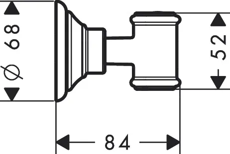 Hansgrohe AXOR Montreux Brausehalter, Chrom Hansgrohe AXOR Montreux Brausehalter, Chrom