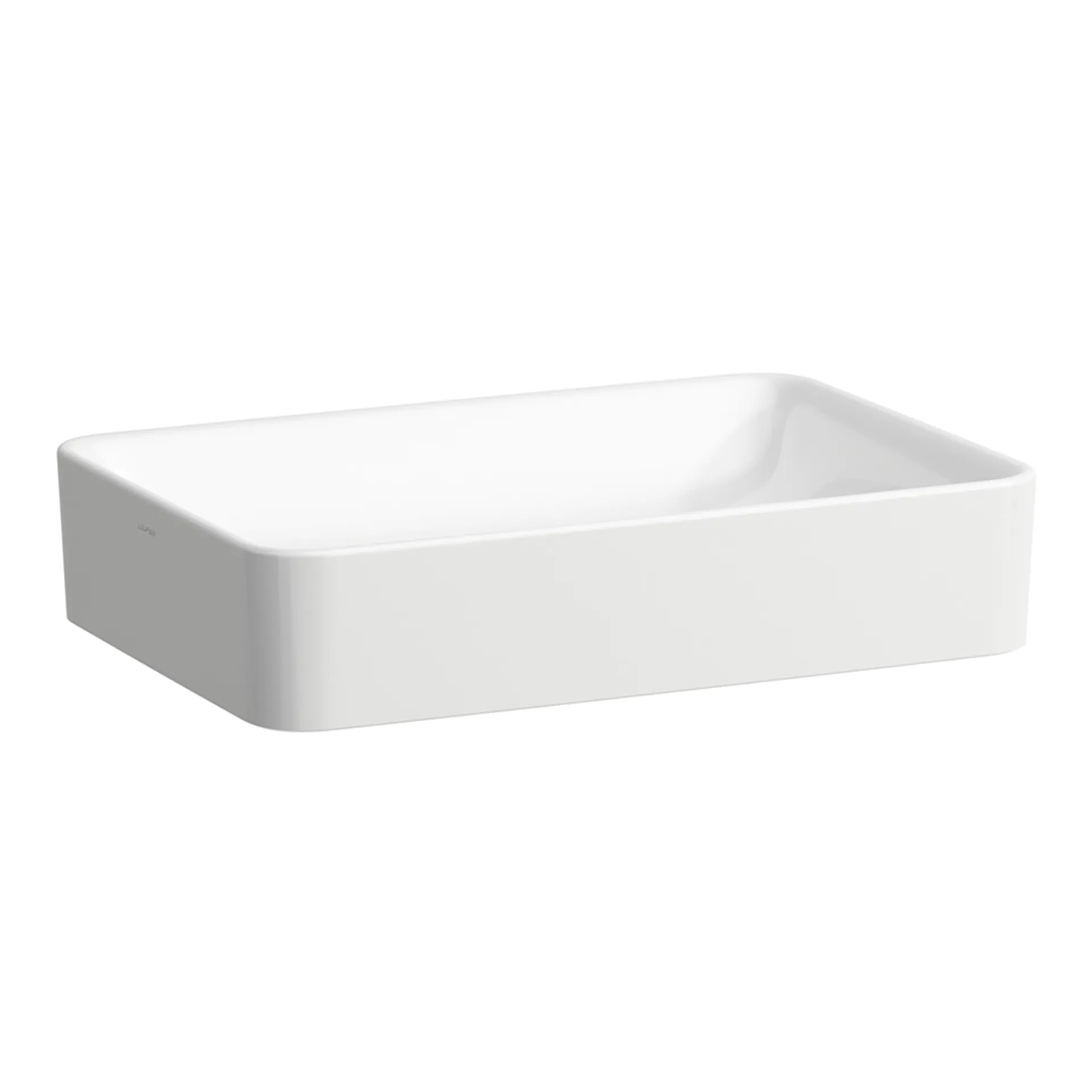 Waschtisch-Schale Pro S 380x550x125 rechteckig ohne Hahnloch ohne Überlauf weiß