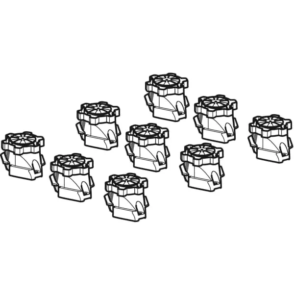 Set Füße für Duschwanne mit Länge bis 140 cm (9 St.) (9 Stück) Set Füße für Duschwanne mit Länge bis 140 cm (9 St.) (9 Stück)