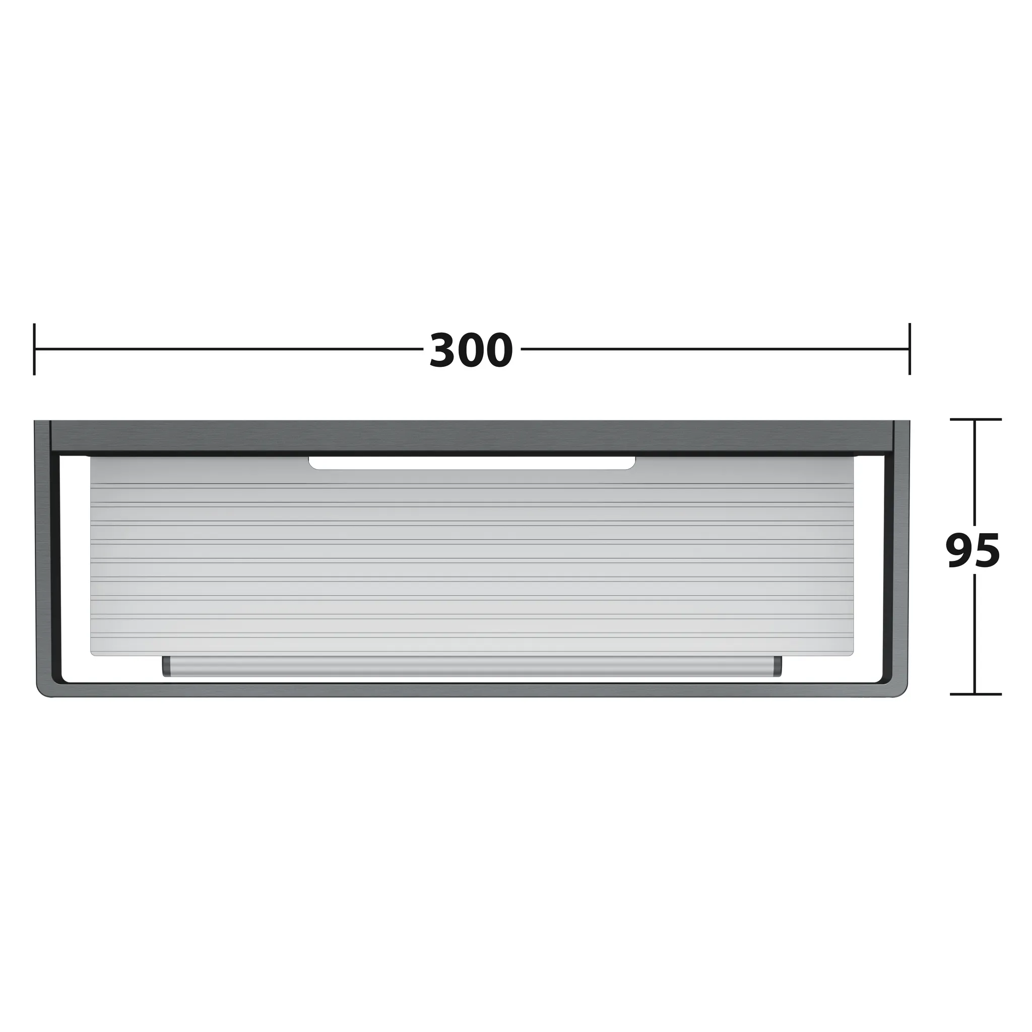 Edition 11 11159130000 Duschkorb mit Glasabzieher silber-elox./Schwarzchrom geb. Edition 11 11159130000 Duschkorb mit Glasabzieher silber-elox./Schwarzchrom geb.