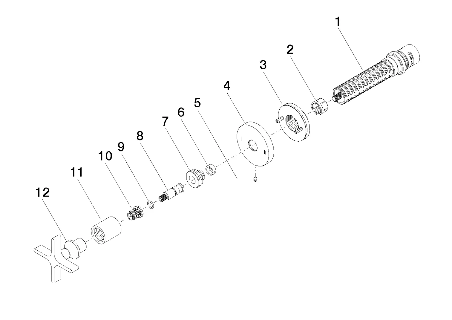 Dornbracht VAIA UP-Zweiwege-Umstellung Chrom Dornbracht VAIA UP-Zweiwege-Umstellung Chrom