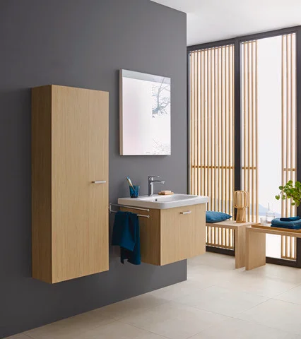 Wandwaschtisch „DuraStyle“, mit Überlauf, Hahnlochposition mittig