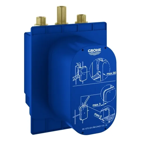 Unterputz-Einbaukasten Eurosmart CT 36322_1, mit Mischung, passend zu Selbstschluss-Fertigmontagesets, mit Dichtmanschette, für normgerechte Wanddurchführung bei Wassereinwirkung nach DIN 18534:2017 Unterputz-Einbaukasten Eurosmart CT 36322_1, mit Mischung, passend zu Selbstschluss-Fertigmontagesets, mit Dichtmanschette, für normgerechte Wanddurchführung bei Wassereinwirkung nach DIN 18534:2017