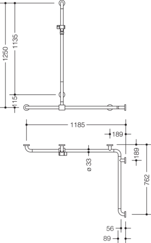 HEWI Haltegriff „Serie 801“