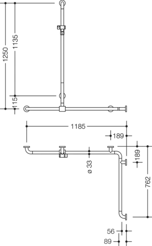 HEWI Haltegriff „Serie 801“ HEWI Haltegriff „Serie 801“