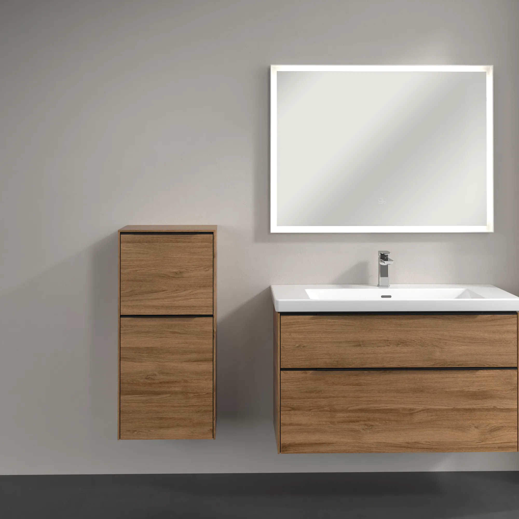 Villeroy & Boch Seitenschrank „Subway 3.0“ 40 × 86 × 36,2 × 36,2 cm 1 Auszug, 1 Tür, Anschlag (Scharnier) links, 1 Tür, Anschlag links Villeroy & Boch Seitenschrank „Subway 3.0“ 40 × 86 × 36,2 × 36,2 cm 1 Auszug, 1 Tür, Anschlag (Scharnier) links, 1 Tür, Anschlag links