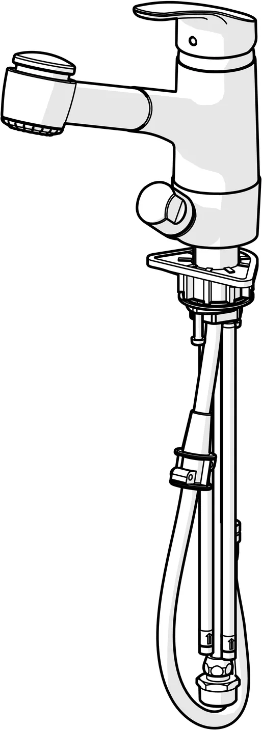 HansaMIX Einhebelmischer Küchenarmatur Chrom HansaMIX 0139 Kupferrohr 2-strahlig HansaMIX Einhebelmischer Küchenarmatur Chrom HansaMIX 0139 Kupferrohr 2-strahlig