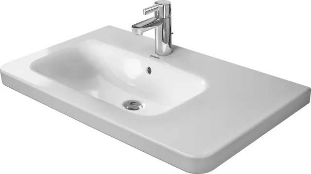 Wandwaschtisch „DuraStyle“, mit Überlauf, Hahnlochposition mittig