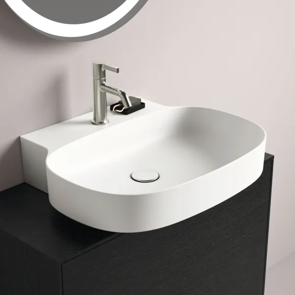 Waschtischarmatur Joy, mit Ablaufgarnitur, Ausladung 110mm, Brushed Gold Waschtischarmatur Joy, mit Ablaufgarnitur, Ausladung 110mm, Brushed Gold