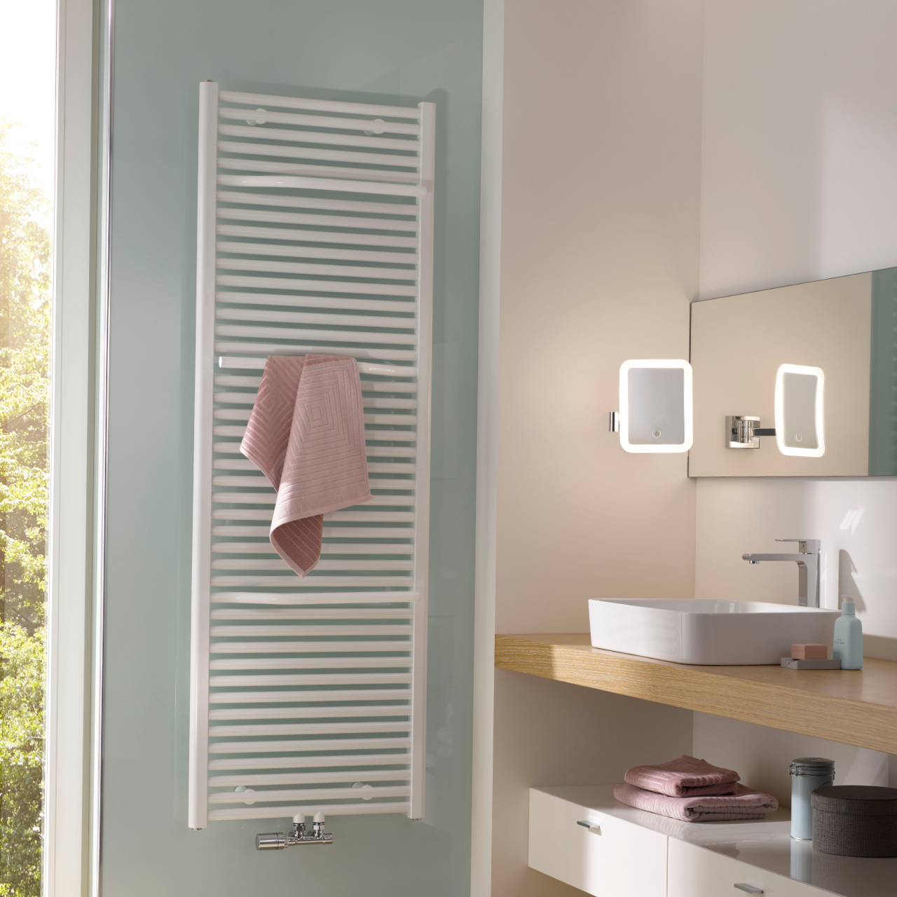 HSK Design-Heizkörper „Line Plus“ 60 × 177,5 cm in Kupfer HSK Design-Heizkörper „Line Plus“ 60 × 177,5 cm in Kupfer