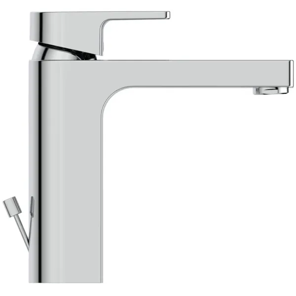 Waschtischarmatur Edge, Grande, 5 l/min., mit Ablaufgarnitur, Ausladung 138mm, Chrom Waschtischarmatur Edge, Grande, 5 l/min., mit Ablaufgarnitur, Ausladung 138mm, Chrom