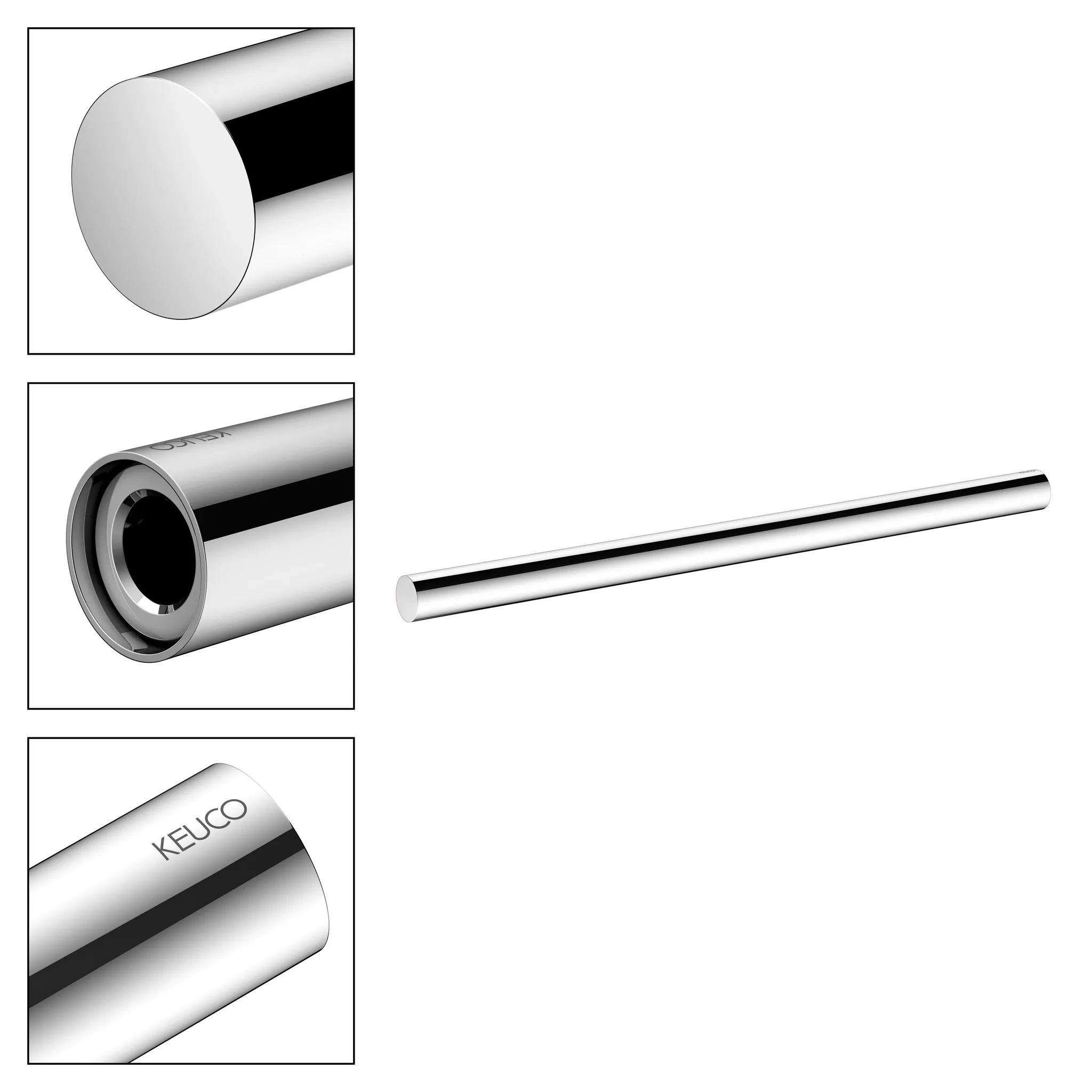 REVA 12820010000 Handtuchhalter 450 mm verchromt REVA 12820010000 Handtuchhalter 450 mm verchromt