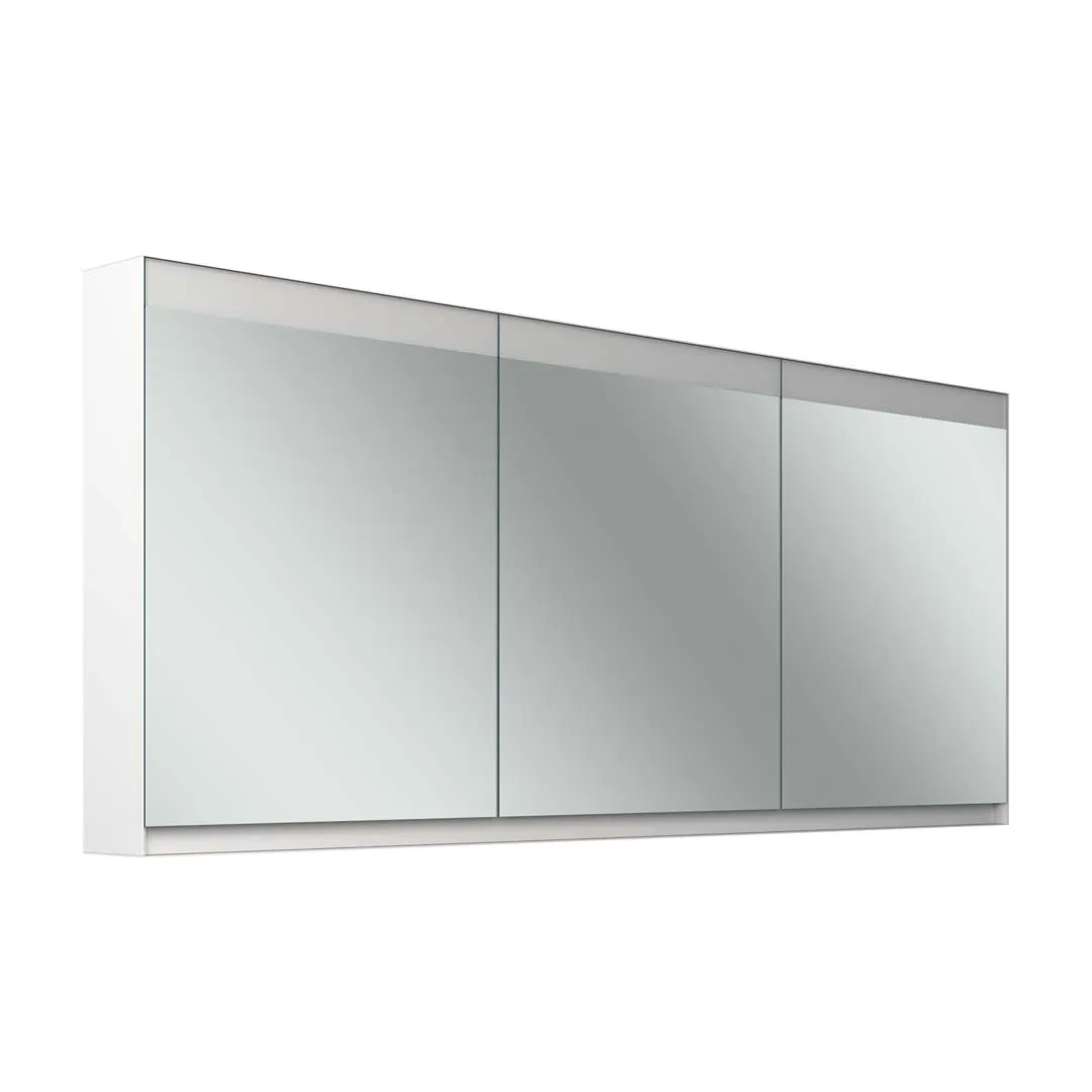 Schneider Spiegelschrank FILO HCL ALS1 180/3/GT/HCL – Weiß, Aluminiumkorpus, LED-Beleuchtung (2000–6500 K), Schweizer Ausführung Schneider Spiegelschrank FILO HCL ALS1 180/3/GT/HCL – Weiß, Aluminiumkorpus, LED-Beleuchtung (2000–6500 K), Schweizer Ausführung