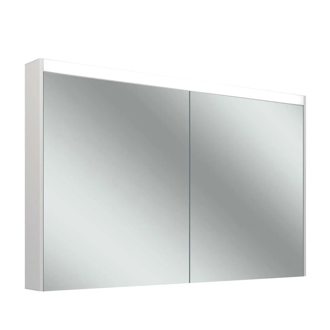 Schneider Spiegelschrank OBJECT Line Comfort LED OLC1 130/2/LED – Weiß, 1295x743x123 mm, Aufputz-/Unterputzmontage Schneider Spiegelschrank OBJECT Line Comfort LED OLC1 130/2/LED – Weiß, 1295x743x123 mm, Aufputz-/Unterputzmontage