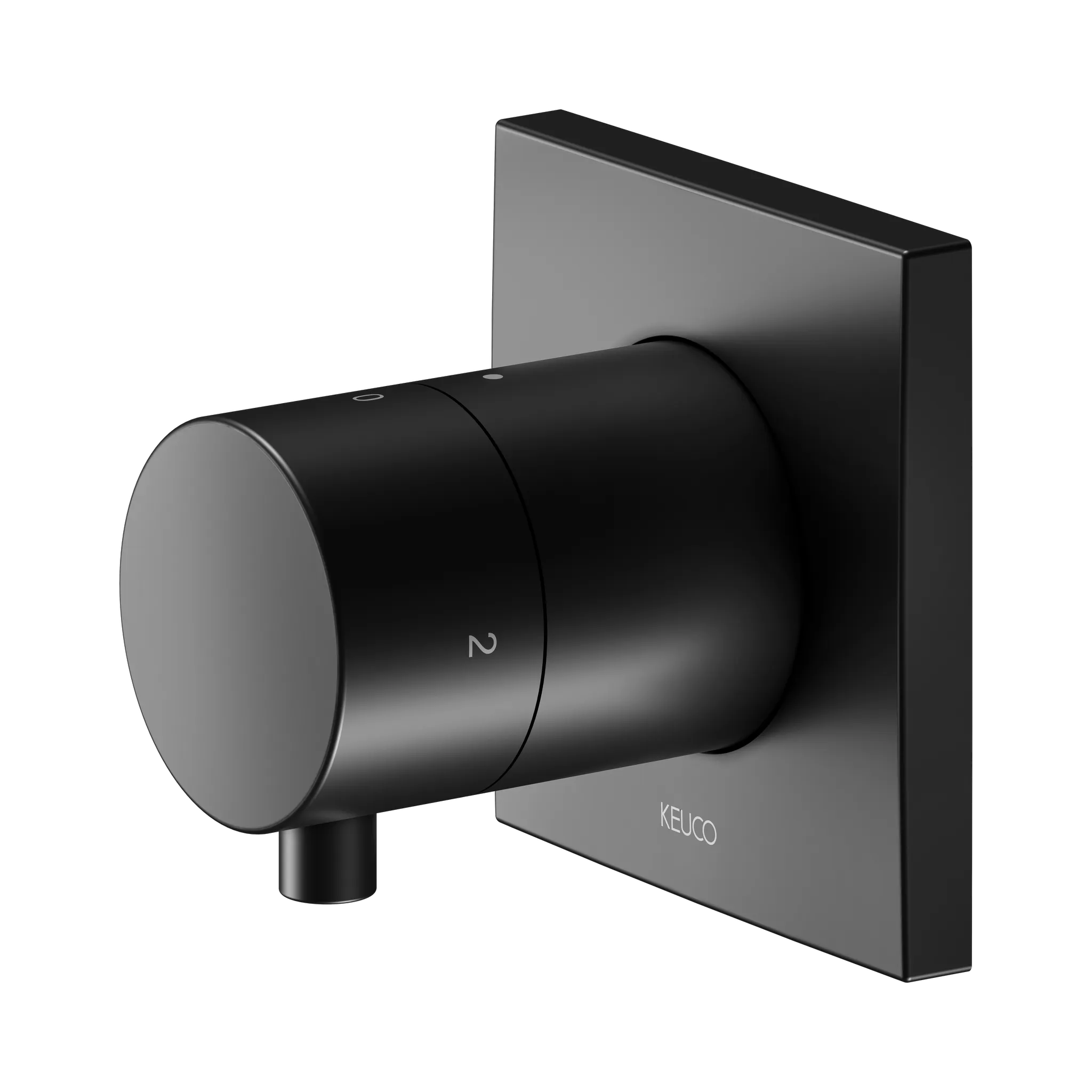 IXMO 59557371002 2-Wege Ab- u. Umstellventil UP IXMO Comfort, eckig schwarz