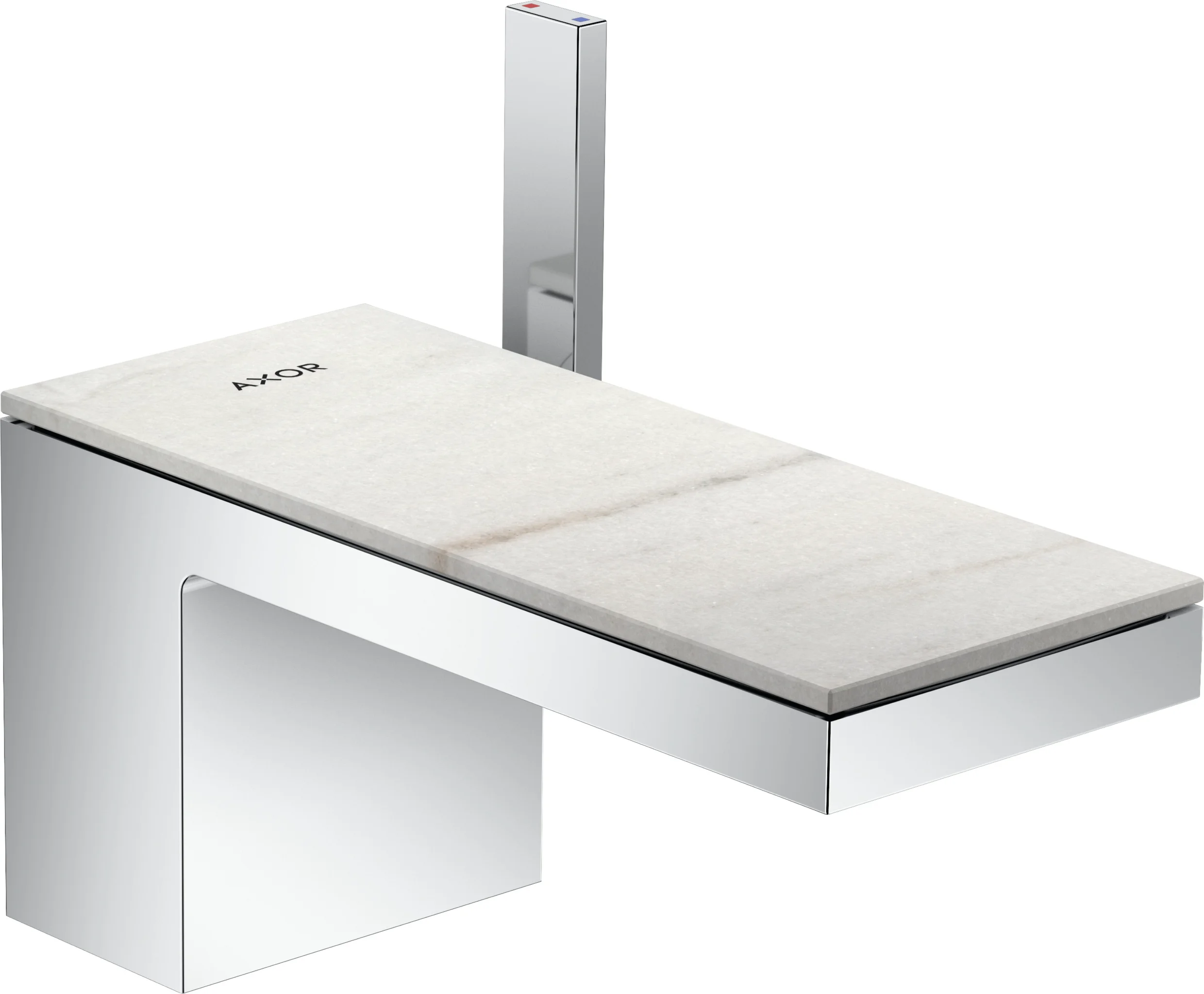 Hansgrohe AXOR MyEdition Einhebel-Waschtischmischer 70, Chrom, Ausladung 151 mm, Auslaufhöhe 70 mm, PowderRain Strahlart, max. Durchflussmenge 5 l/min Hansgrohe AXOR MyEdition Einhebel-Waschtischmischer 70, Chrom, Ausladung 151 mm, Auslaufhöhe 70 mm, PowderRain Strahlart, max. Durchflussmenge 5 l/min