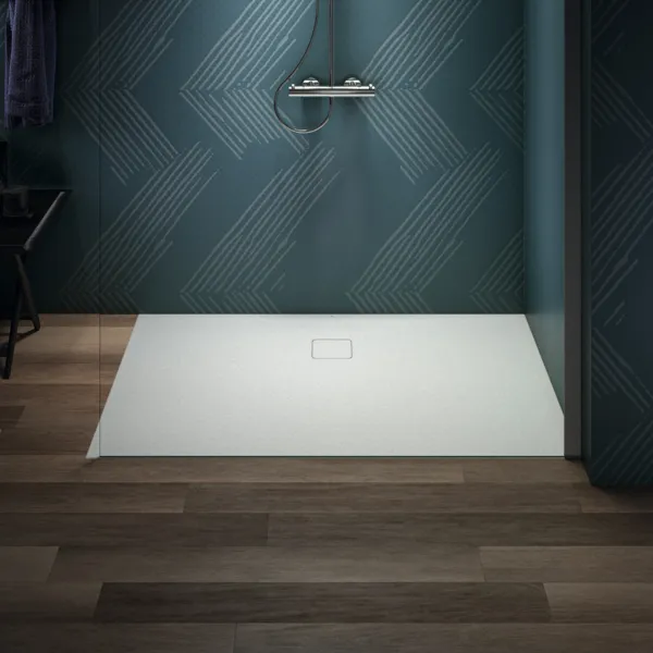 Ideal Standard Rechteck-Brausewanne Ultra Flat Evo, Seidenweiß, 1400x900x35 mm, bodengleicher Einbau möglich