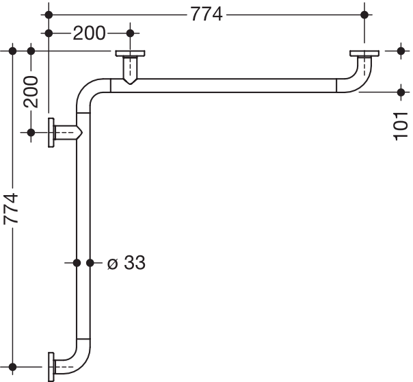 HEWI Haltegriff „Serie 801“