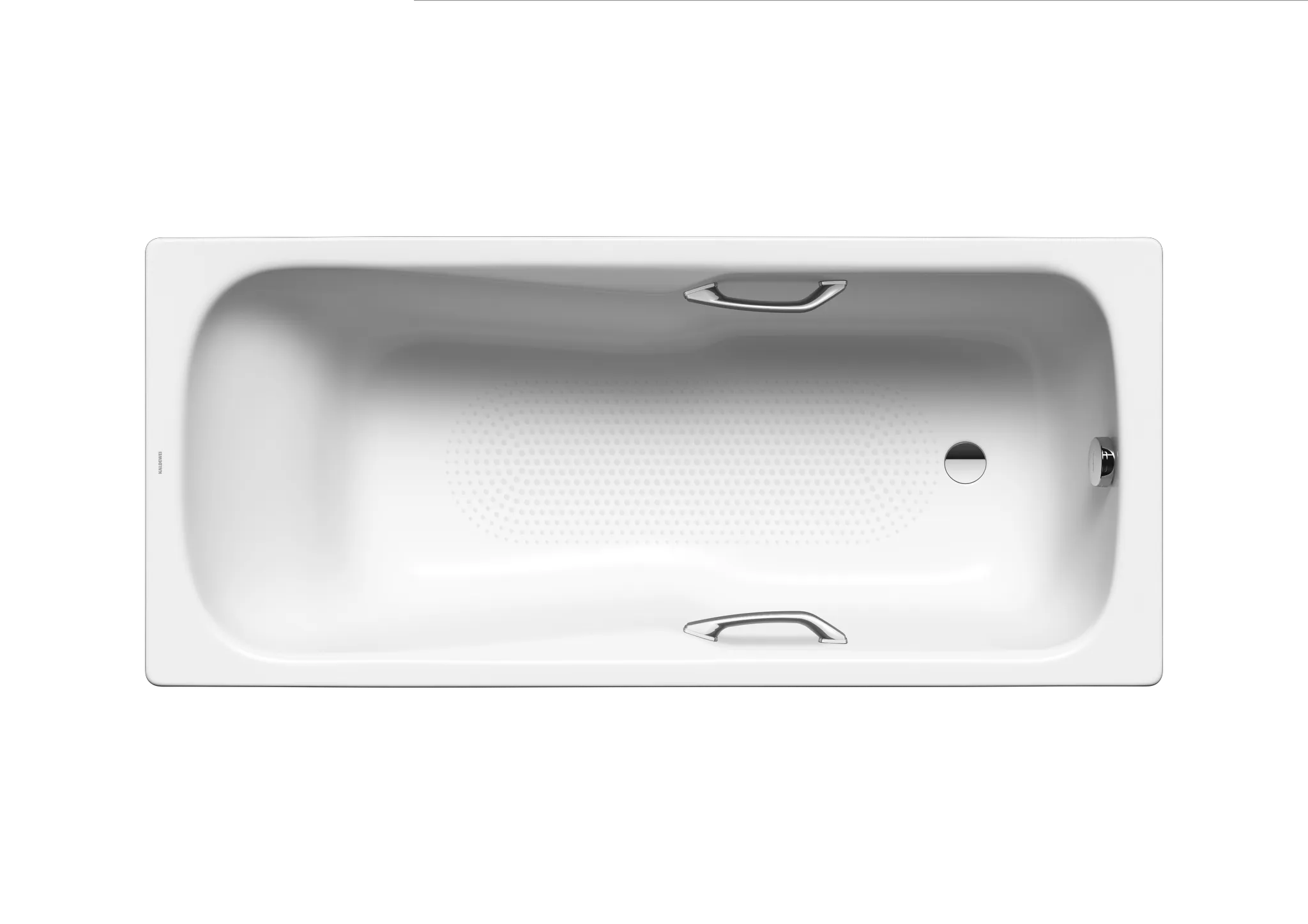 Kaldewei DYNA SET STAR Kombi-Badewanne, 1600x700 mm, alpinweiß matt, Vollantislip