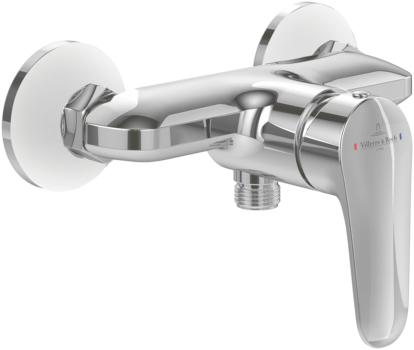 Villeroy & Boch Newo Einhebel-Duscharmatur TVS113001000 Chrom