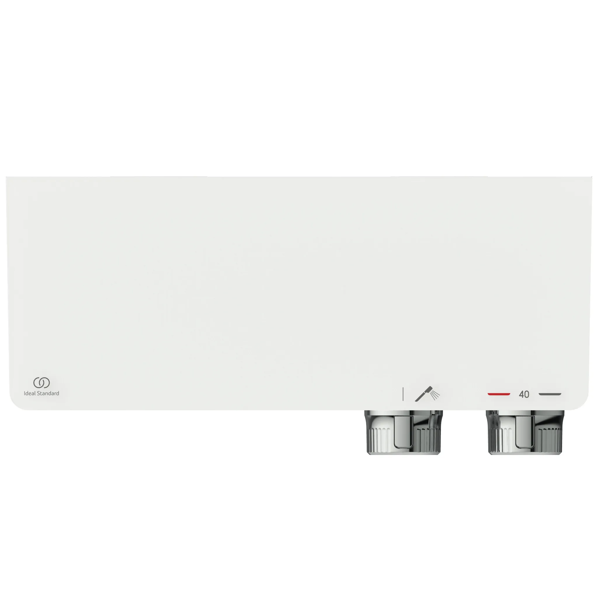 Brausethermostat AP Ceratherm S200 mit Ablage Chrom Brausethermostat AP Ceratherm S200 mit Ablage Chrom