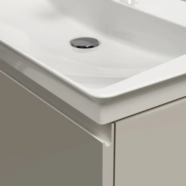 Waschbecken „LaDolceVita“ 86 × 47 × 14,5 cm, Hahnlochposition mittig Waschbecken „LaDolceVita“ 86 × 47 × 14,5 cm, Hahnlochposition mittig