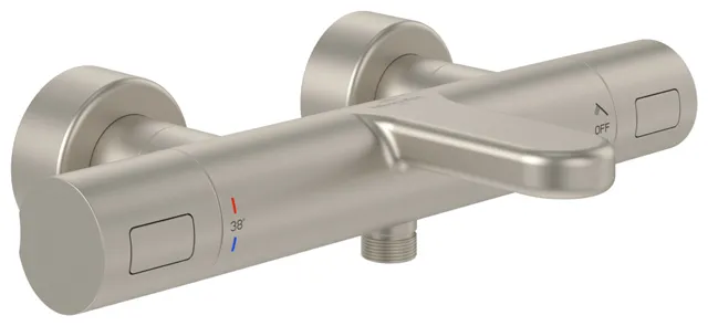 Einhand-Wannenarmatur TVT00000100061 Ausladung 93 mm in Brushed Nickel Matt Einhand-Wannenarmatur TVT00000100061 Ausladung 93 mm in Brushed Nickel Matt