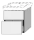 Waschtischunterbau mit Auszügen 3way (SM875) 588x540x447 Anthrazit-Matt