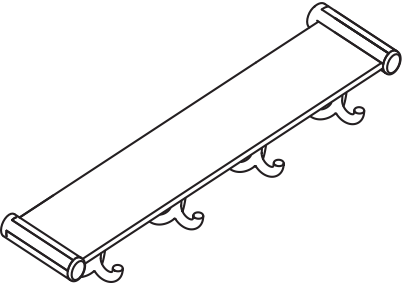 HEWI Ablage in 63 cm