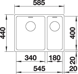 BLANCO ANDANO 340/180-IF