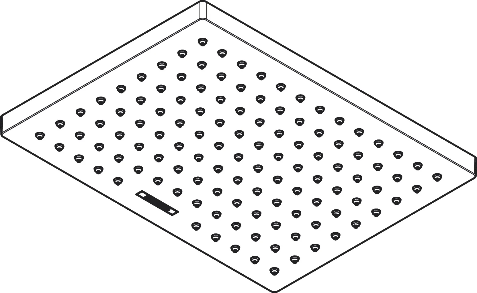 Kopfbrause Vernis Shape 200 1jet chrom Kopfbrause Vernis Shape 200 1jet chrom