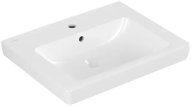 Villeroy & Boch Wandwaschtisch geschliffen „Subway 2.0“ 600 × 470 × 150 mm, mit Hahnlochbohrung, Hahnlochposition mittig, mit Hahnlochbank in Weiß Alpin Villeroy & Boch Wandwaschtisch geschliffen „Subway 2.0“ 600 × 470 × 150 mm, mit Hahnlochbohrung, Hahnlochposition mittig, mit Hahnlochbank in Weiß Alpin