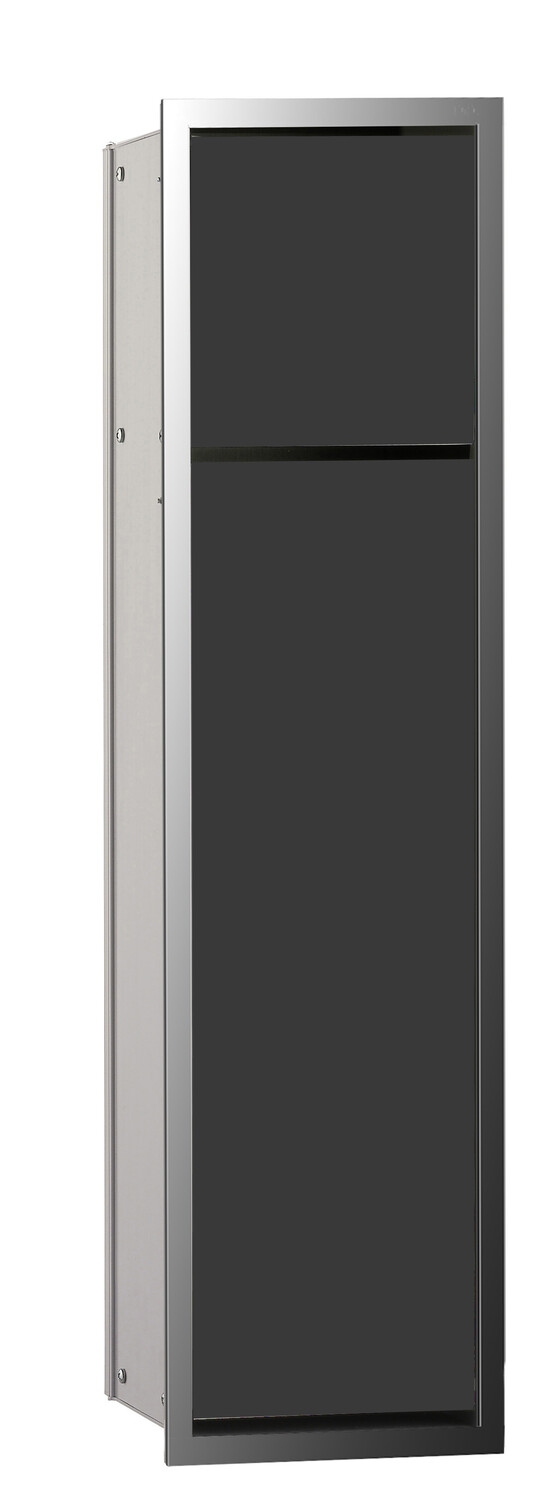 emco WC-Modul „asis module 150“ 16,8 × 65,4 × 15,31 cm in chrom / schwarz